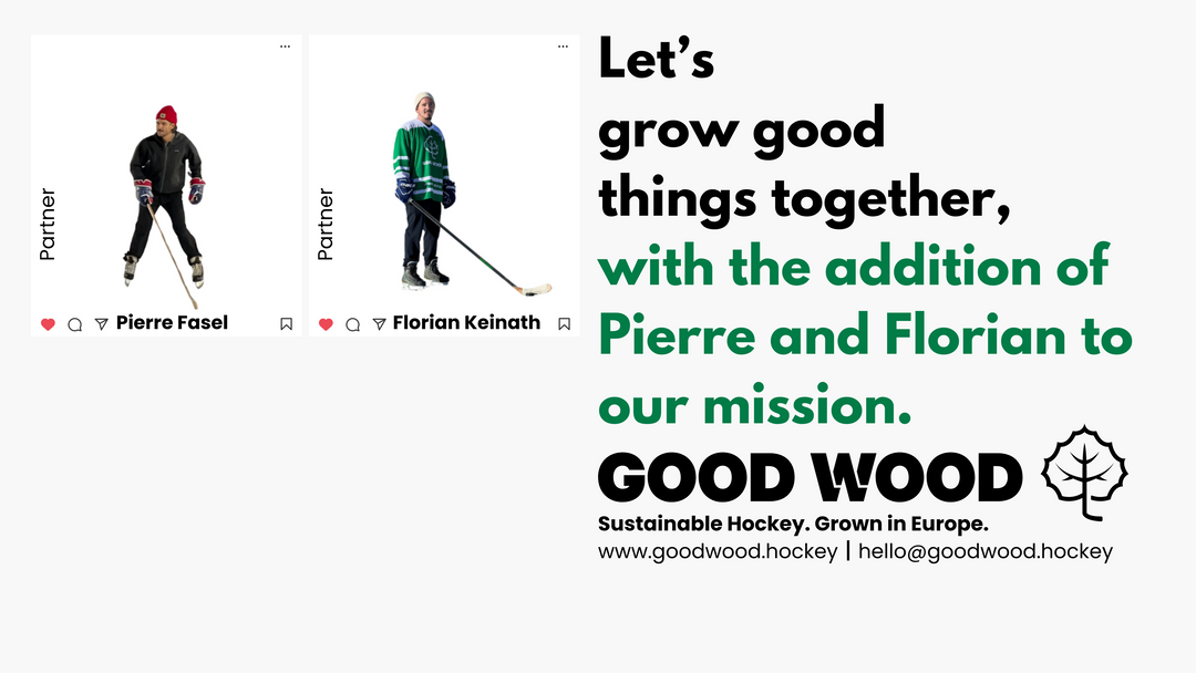 Welcome Pierre Fasel and Florian Keinath to Good Wood Hockey, boosting our hockey expertise, network and customer focus!