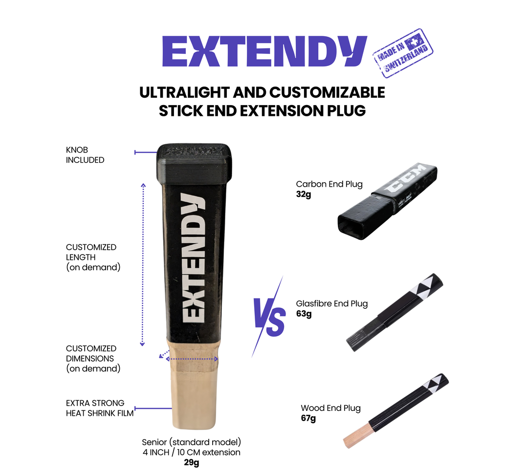 Super light stick end plug